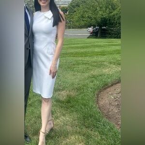 Calvin Klein White Midi Dress perfect for bride